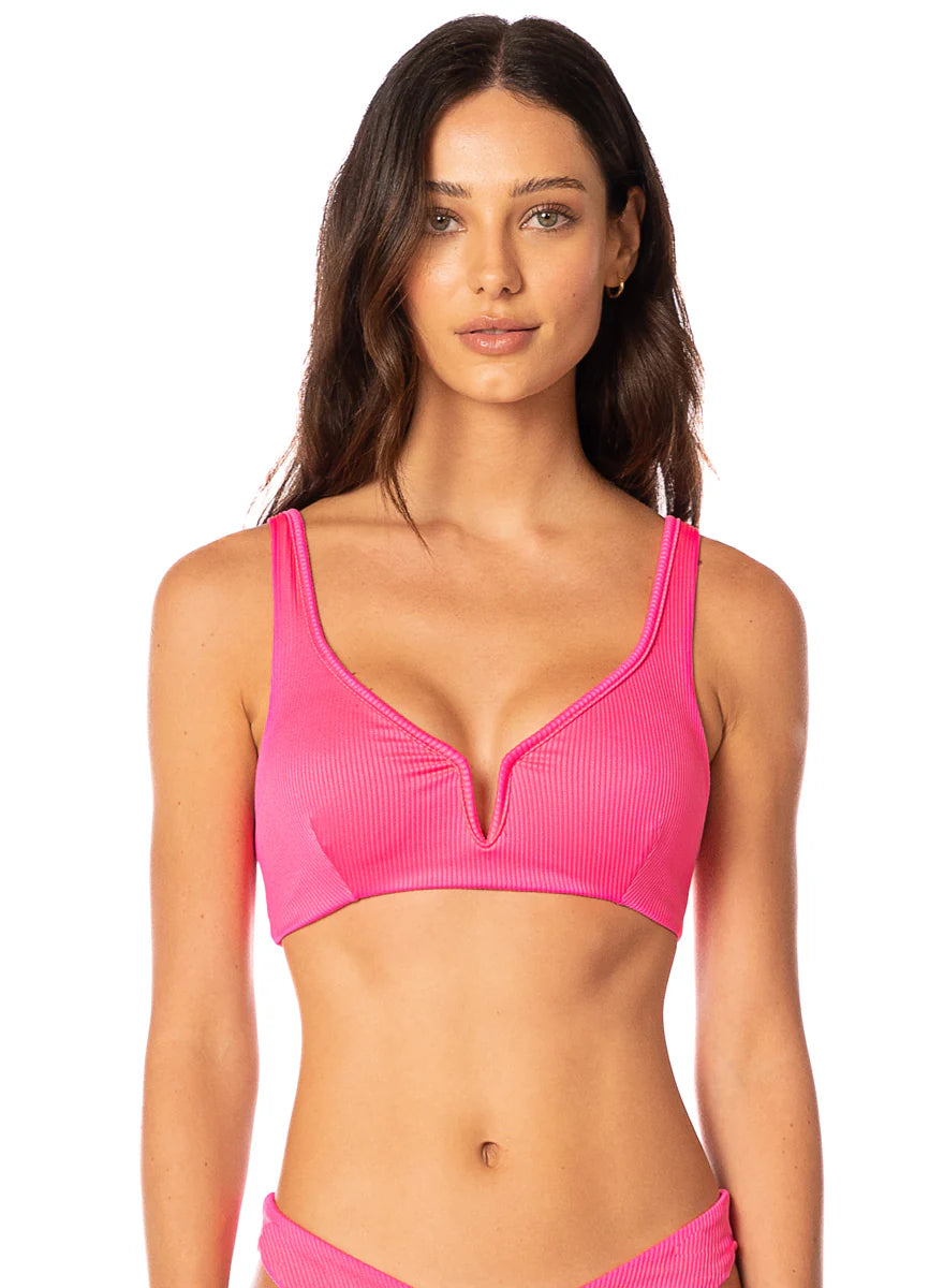 Maaji Hot Fuchsia Victoria Bikini Top