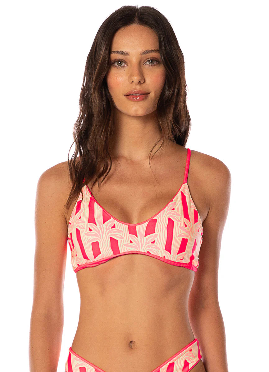 Maaji Flame Coral Liberties Bikini Top