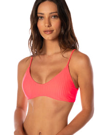 Maaji Flame Coral Liberties Bikini Top
