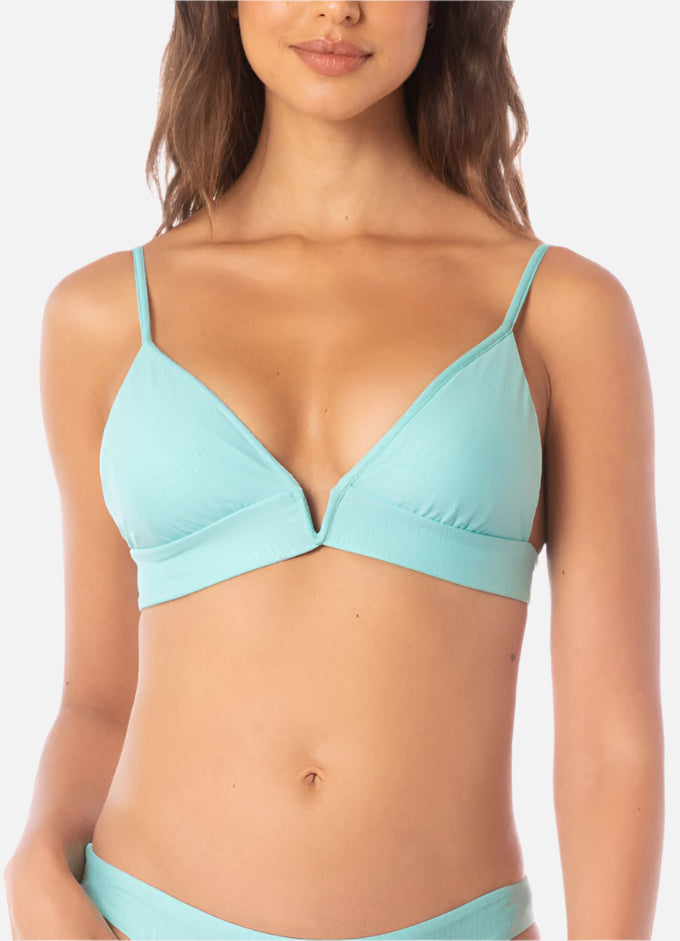 Maaji Paradiso Eyelet Triangle Bikini Top