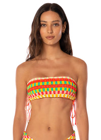 Maaji Golden Gambit Artemisa Strapless Bandeau Bikini Top