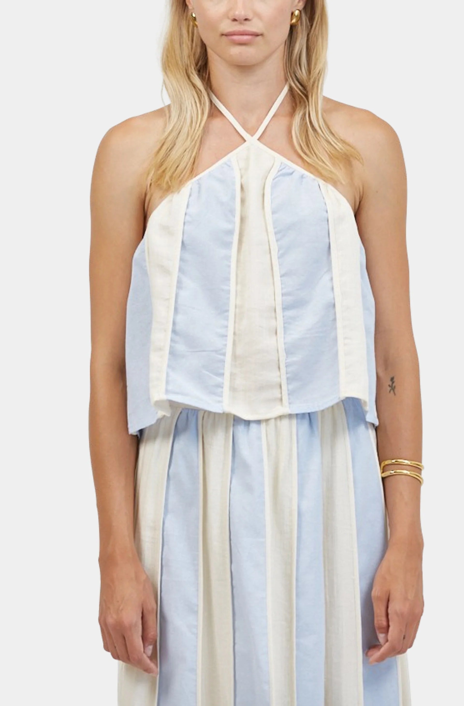 A.Ren Roanne Halter Top
