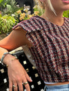 KOCH Cecelia Top in Maroon Crown Jewel