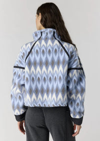 FP Movement Printed Mountain High Half-Zip Fleece in Argyle