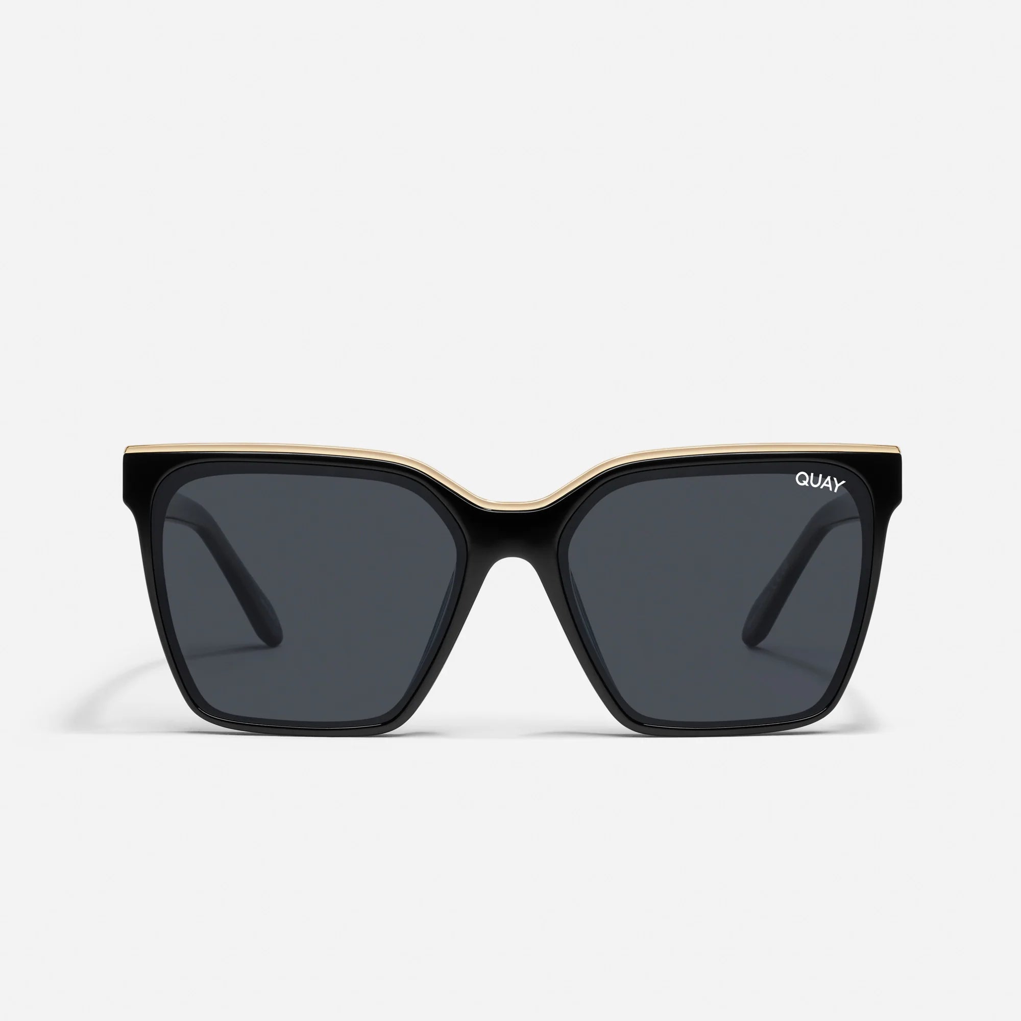 小物 Quay Australia POLARIZED LEVEL UP 125 LEVEL UP REMIXED Oversized Square Sunglasses for Women – QUAY