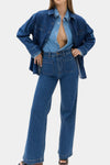 Rolla's Sailor Long Jeans in Eco Ruby Blue