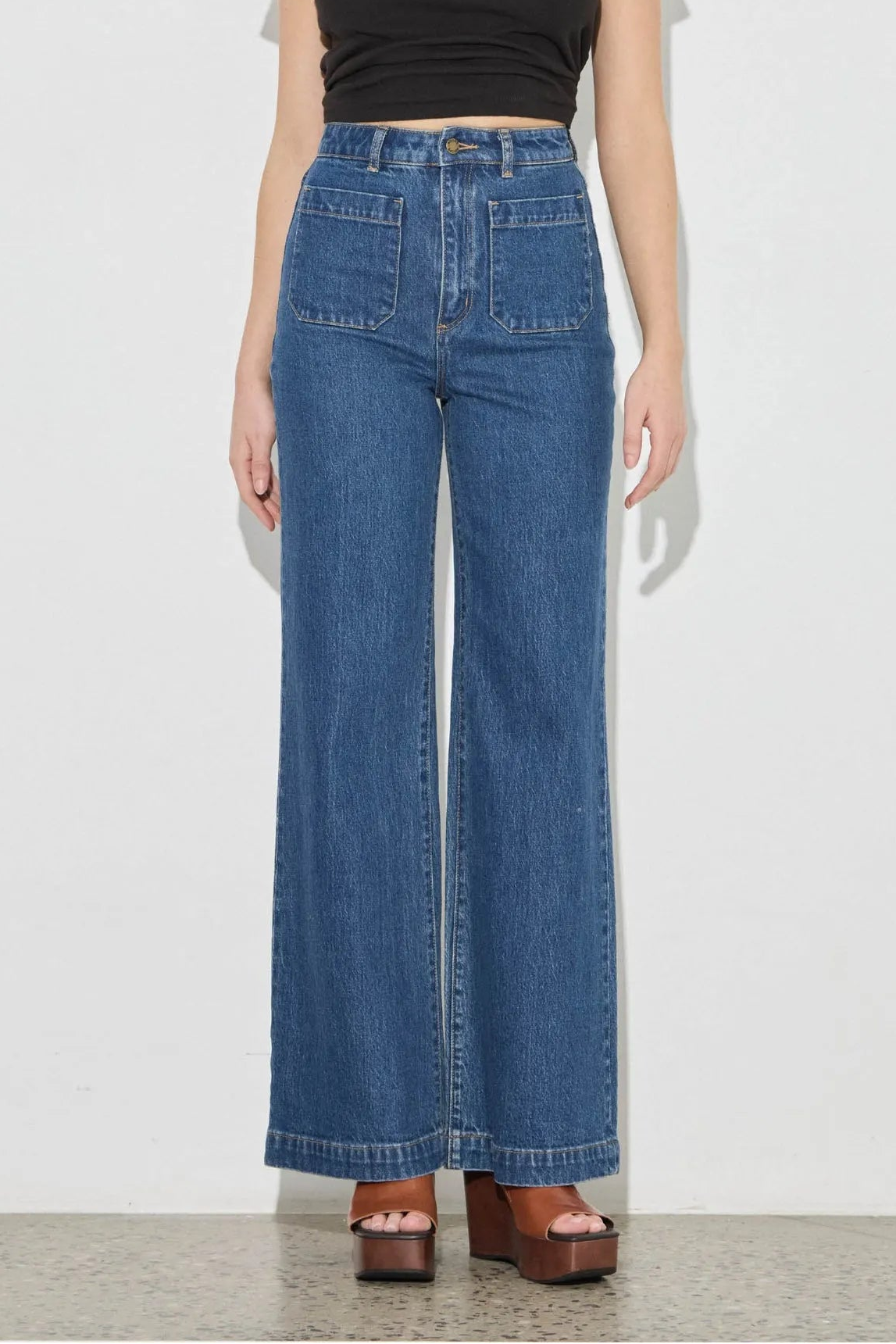 Rolla's Sailor Long Jeans in Eco Ruby Blue