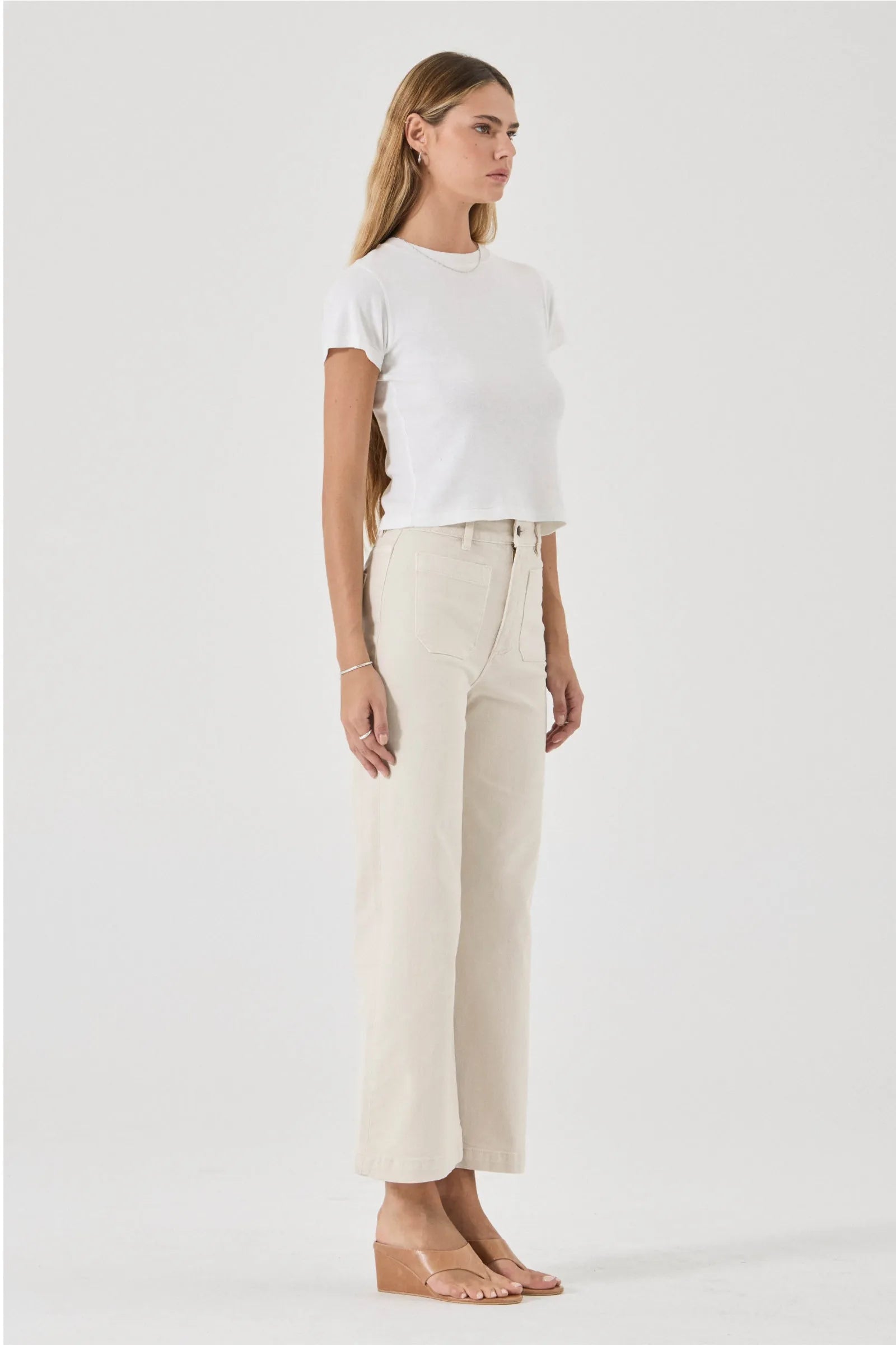 Rolla's Sailor Jeans in Comfort Off White