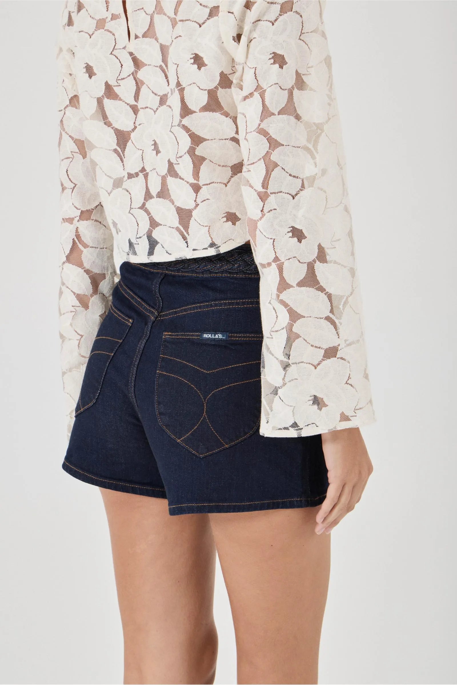 Rolla's Mirage Denim Shorts in Madame Braid