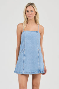 Rolla's Deco Denim Cami Mini Dress