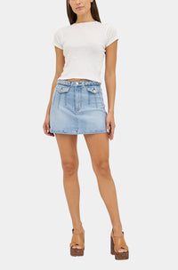 Rolla's Braided High Line Mini Skirt