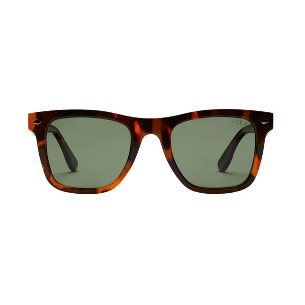 I-SEA Rhythm Tort/ Green Polarized Sunglasses