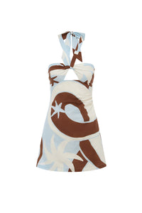 Runaway The Label Rihanna Knot Halter Mini Dress