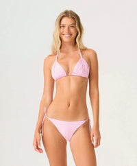 PQ Swim Isla Triangle Bikini Top in Rosé