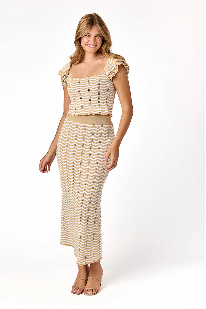 Cake For Dinner Palermo Top & Rosso Knit Skirt Set