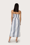 LUSANA Dion Poplin Midi Dress