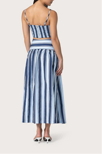 LUSANA Oliver Top & Skirt Set in Harbour Stripe