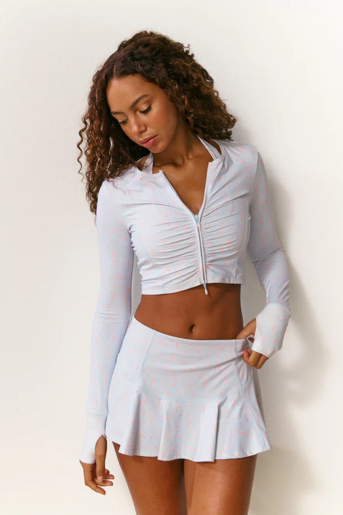 Love Shack Fancy Sindri Floral Active Jacket