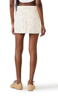 Steve Madden Beck Eyelet Skirt