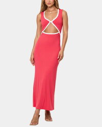 LSPACE Steph Dress in Pout/Cream