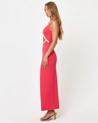 LSPACE Steph Dress in Pout/Cream