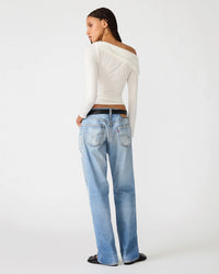 Steve Madden Ryder Knit Top in Cream