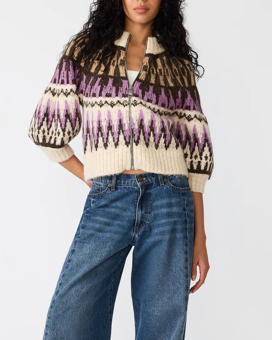 Steve Madden Adley Zip-Up Sweater