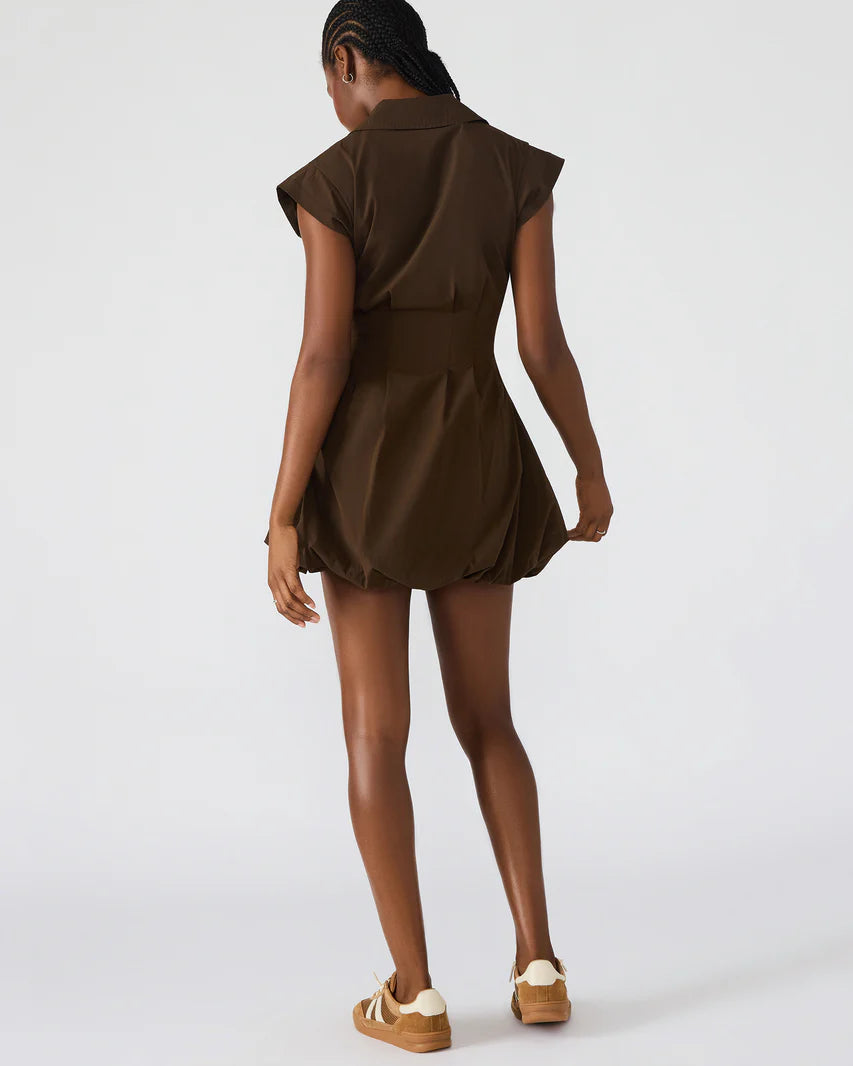 Steve Madden Dyanne Dress in Dark Espresso