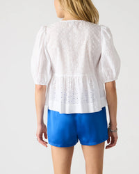 Steve Madden Paula Eyelet Top