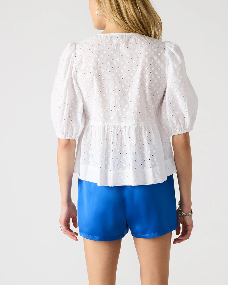 Steve Madden Paula Eyelet Top
