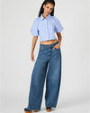 Steve Madden Reece Top in Soft Blue