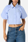 Steve Madden Reece Top in Soft Blue