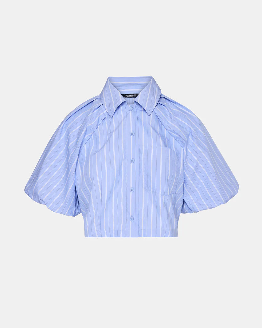 Steve Madden Reece Top in Soft Blue