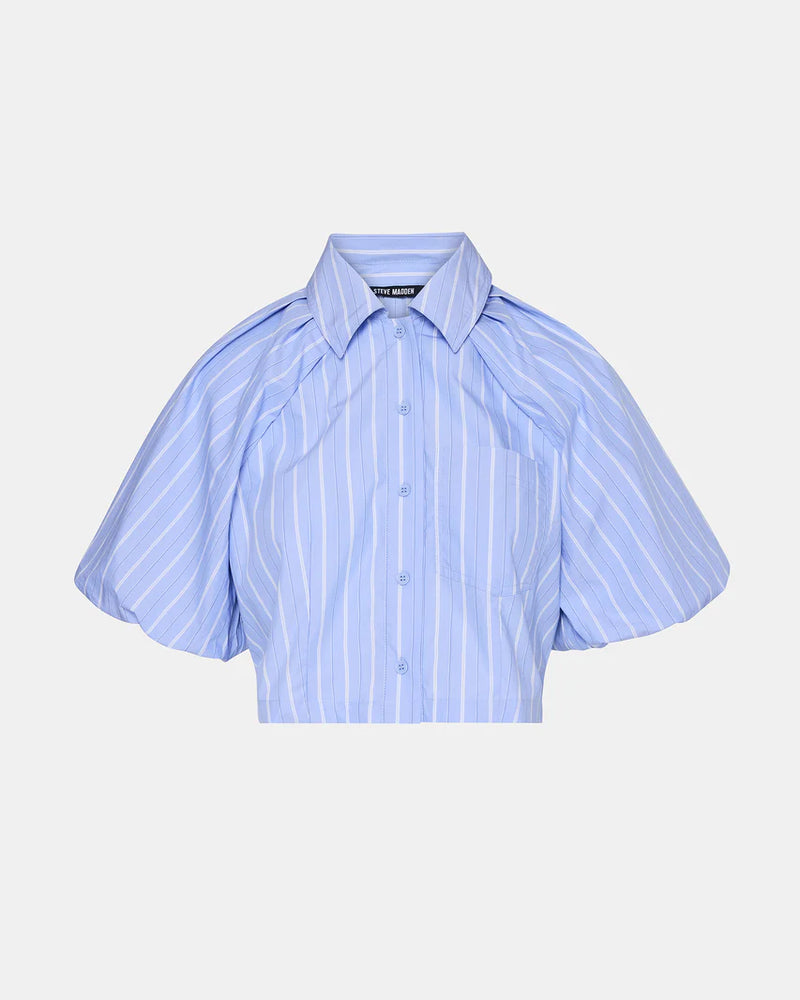Steve Madden Reece Top in Soft Blue