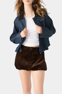 Steve Madden Simona Corduroy Mini Skirt