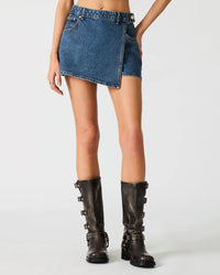 Steve Madden Brighton Skort in Blue Heather