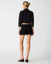 Steve Madden Brighton Skort in Washed Black