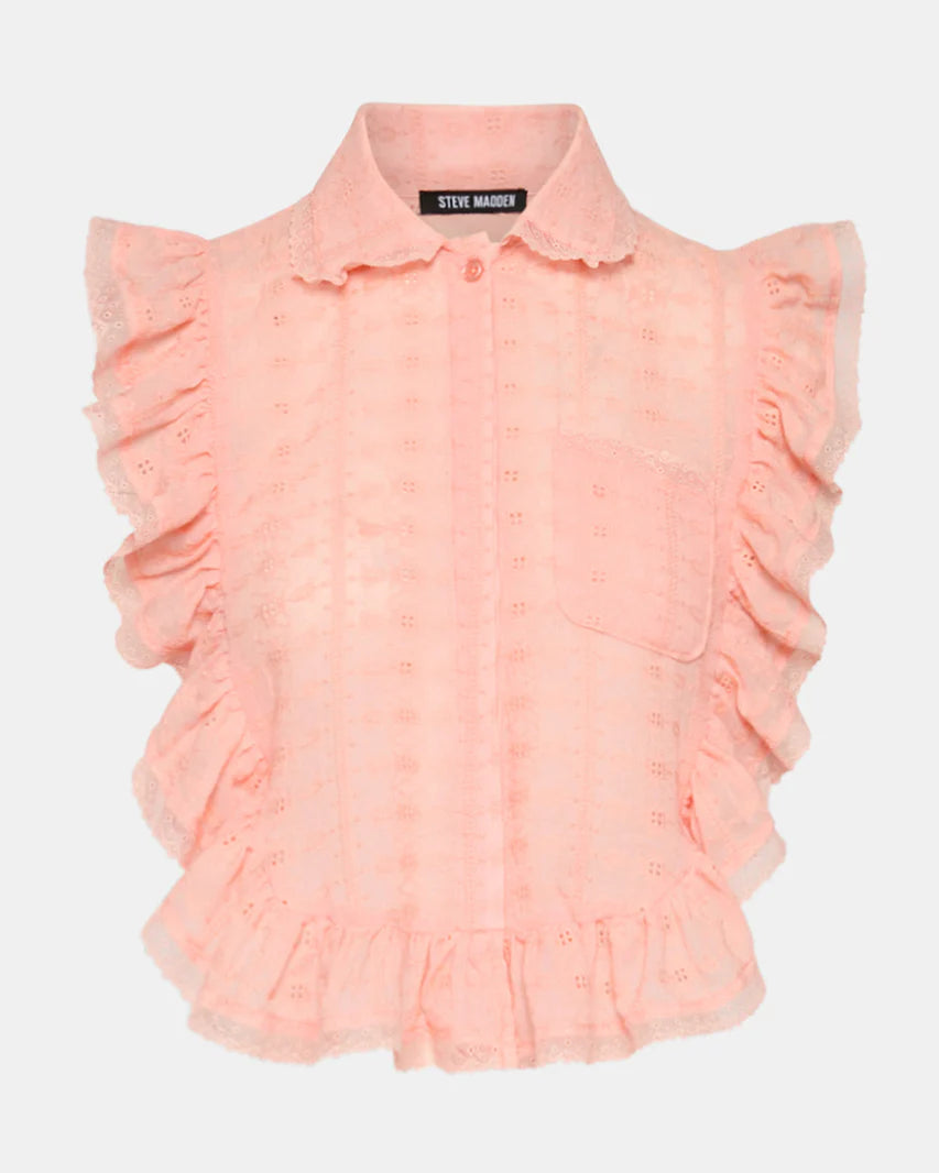 Steve Madden Adeline Top in Apricot