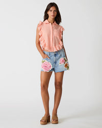 Steve Madden Adeline Top in Apricot