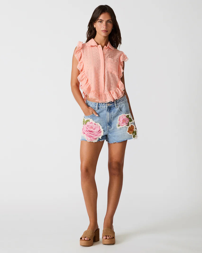Steve Madden Adeline Top in Apricot