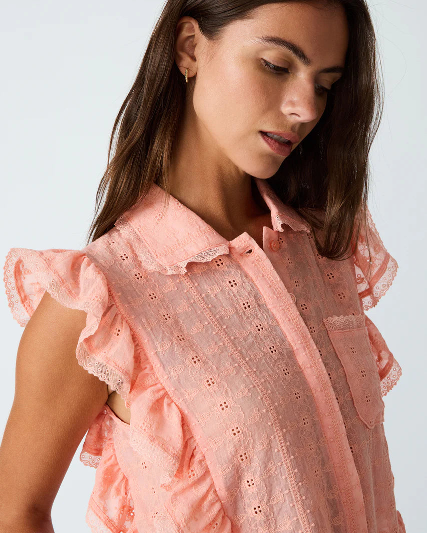 Steve Madden Adeline Top in Apricot