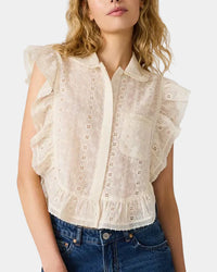Steve Madden Adeline Top in Natural
