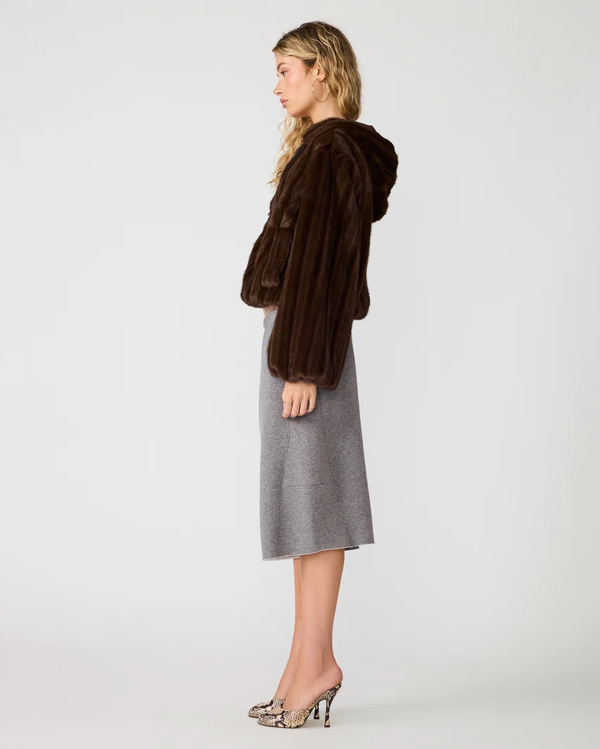 Steve Madden Mavis Jacket in Wolf Brown