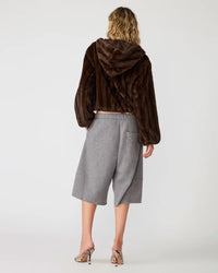 Steve Madden Mavis Jacket in Wolf Brown