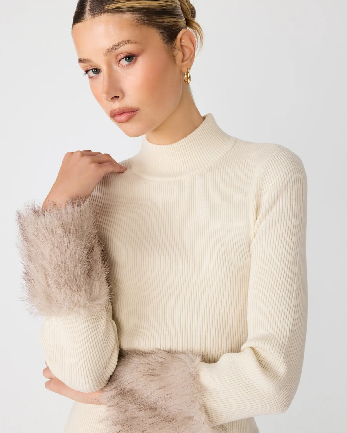 Steve Madden Riello Dress in Cream