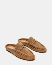 Steve Madden Rafe Slip On Loafers in Taupe Suede