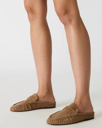 Steve Madden Rafe Slip On Loafers in Taupe Suede