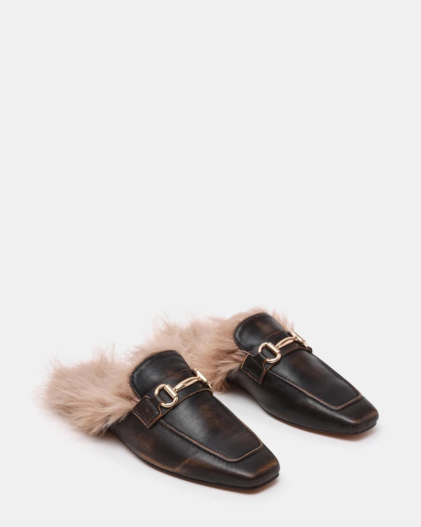 Steve Madden Romeo Faux Fur Mules