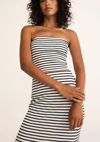 Z Supply Caffari Stripe Tube Top & Ainslie Midi Skirt Set