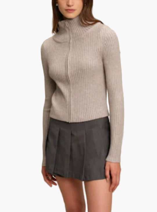 Deluc Matt Zip Up Cardigan